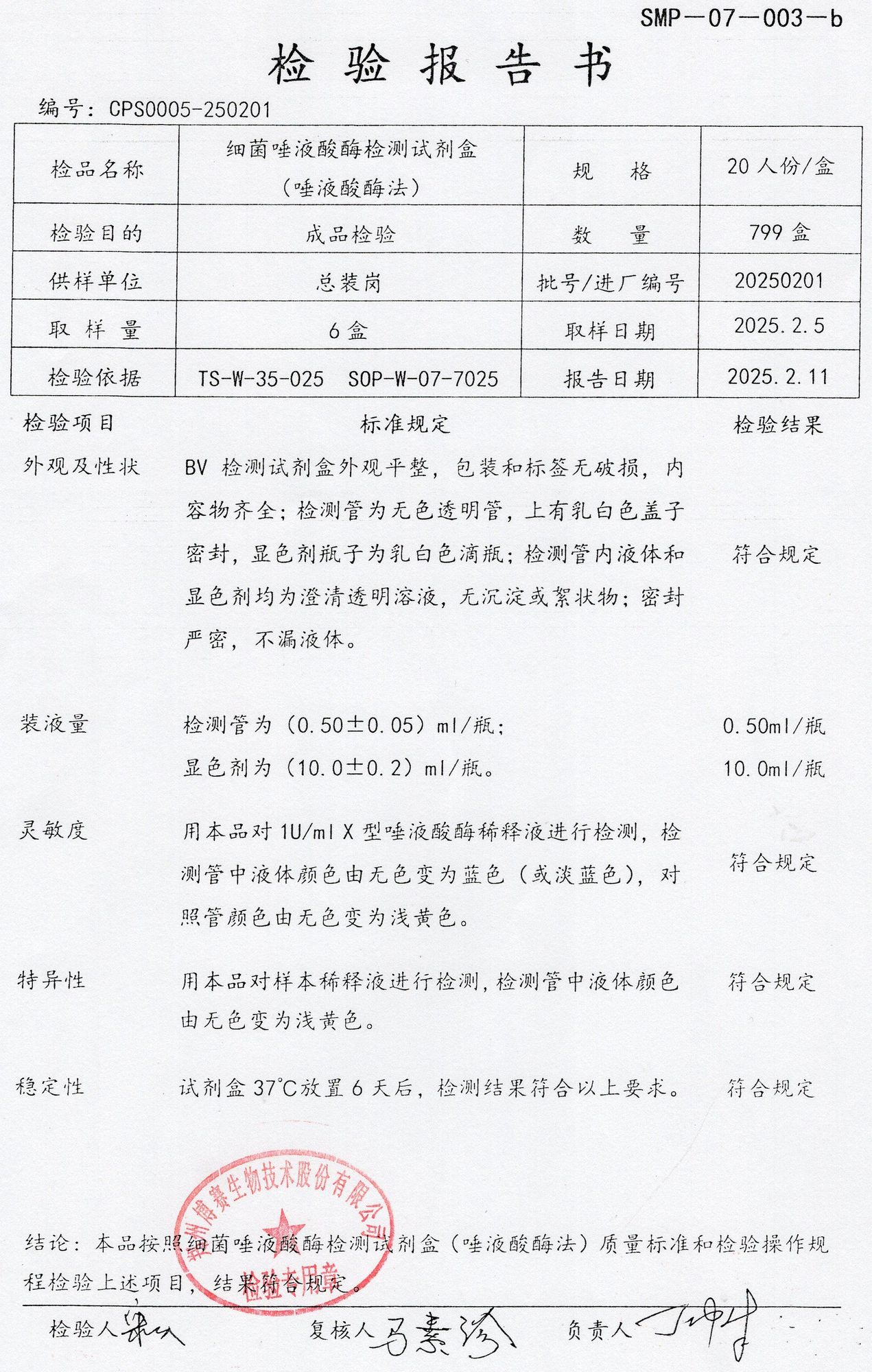 細(xì)菌唾液酸酶檢測試劑盒（唾液酸酶法）  20T  20250201.jpg