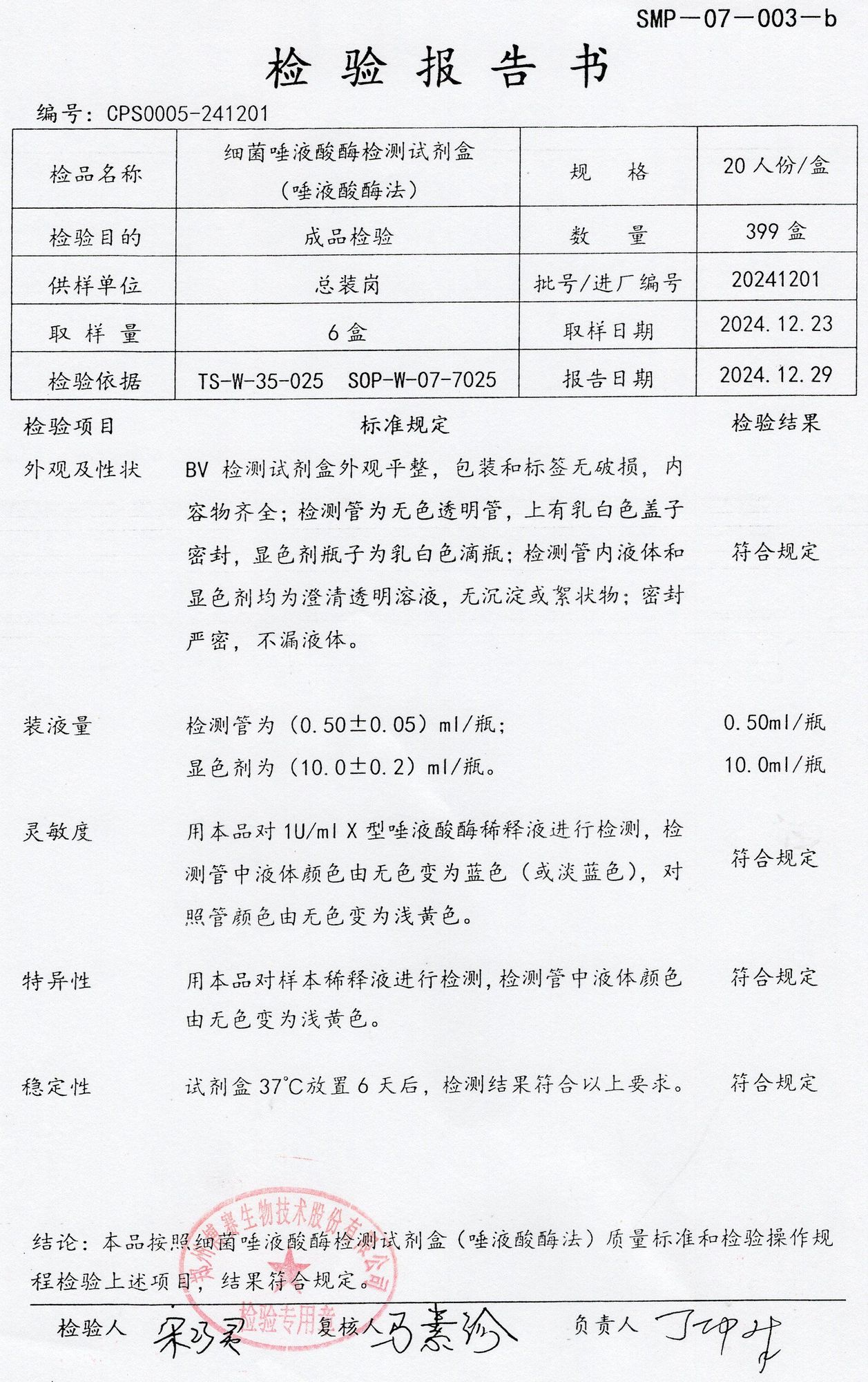 細(xì)菌唾液酸酶檢測試劑盒（唾液酸酶法）  20T  20241201.jpg