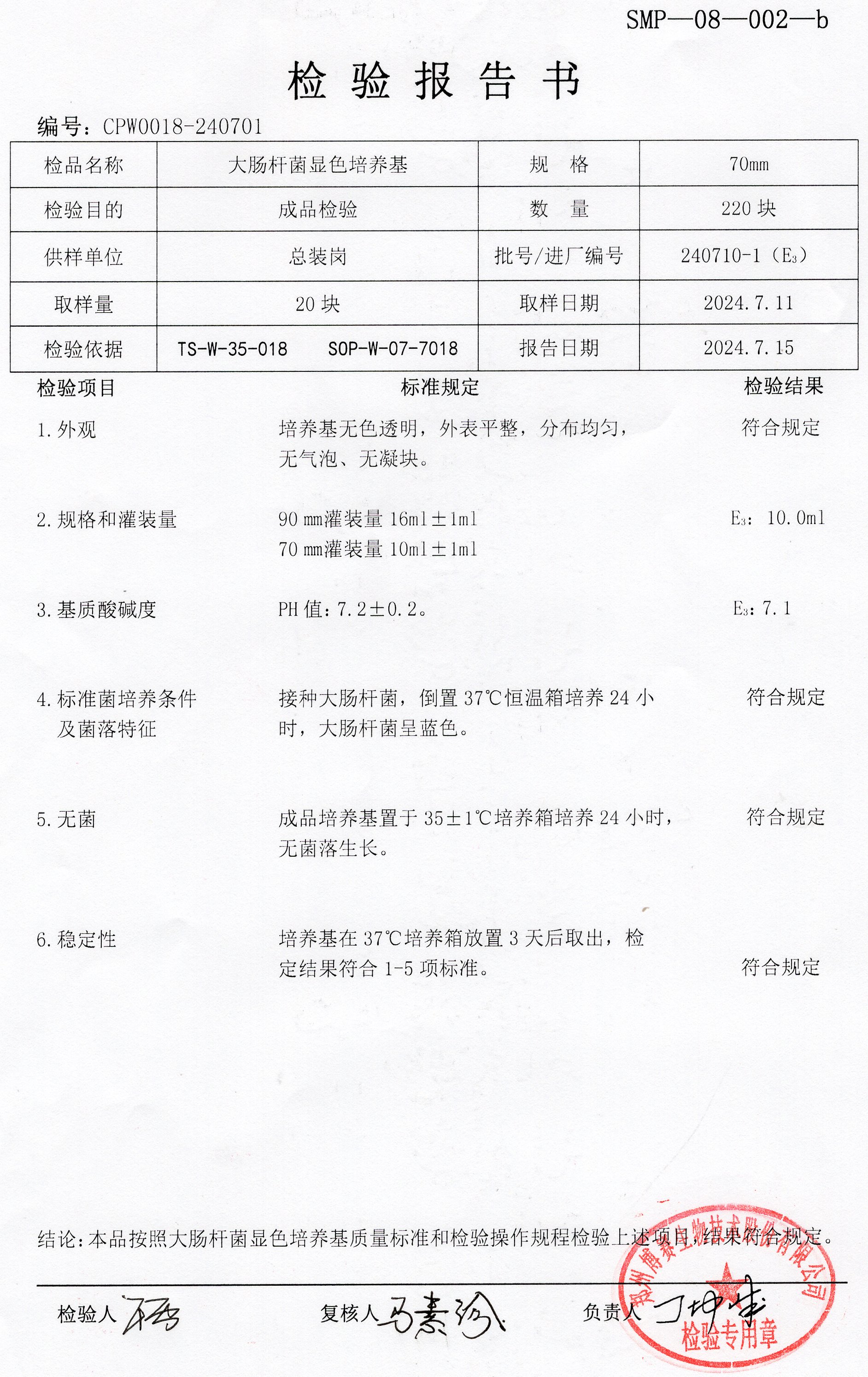 大肠杆菌鉴别培养基图片