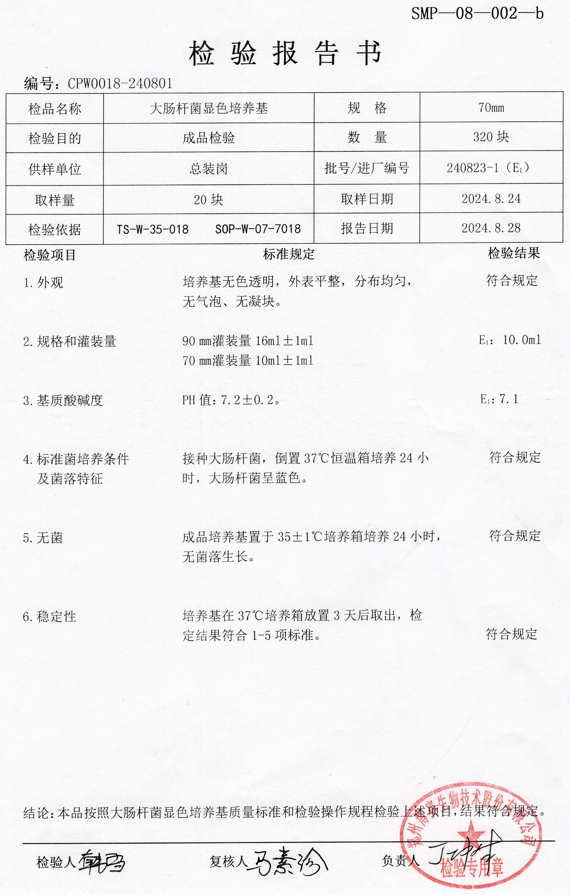 大肠杆菌鉴别培养基图片