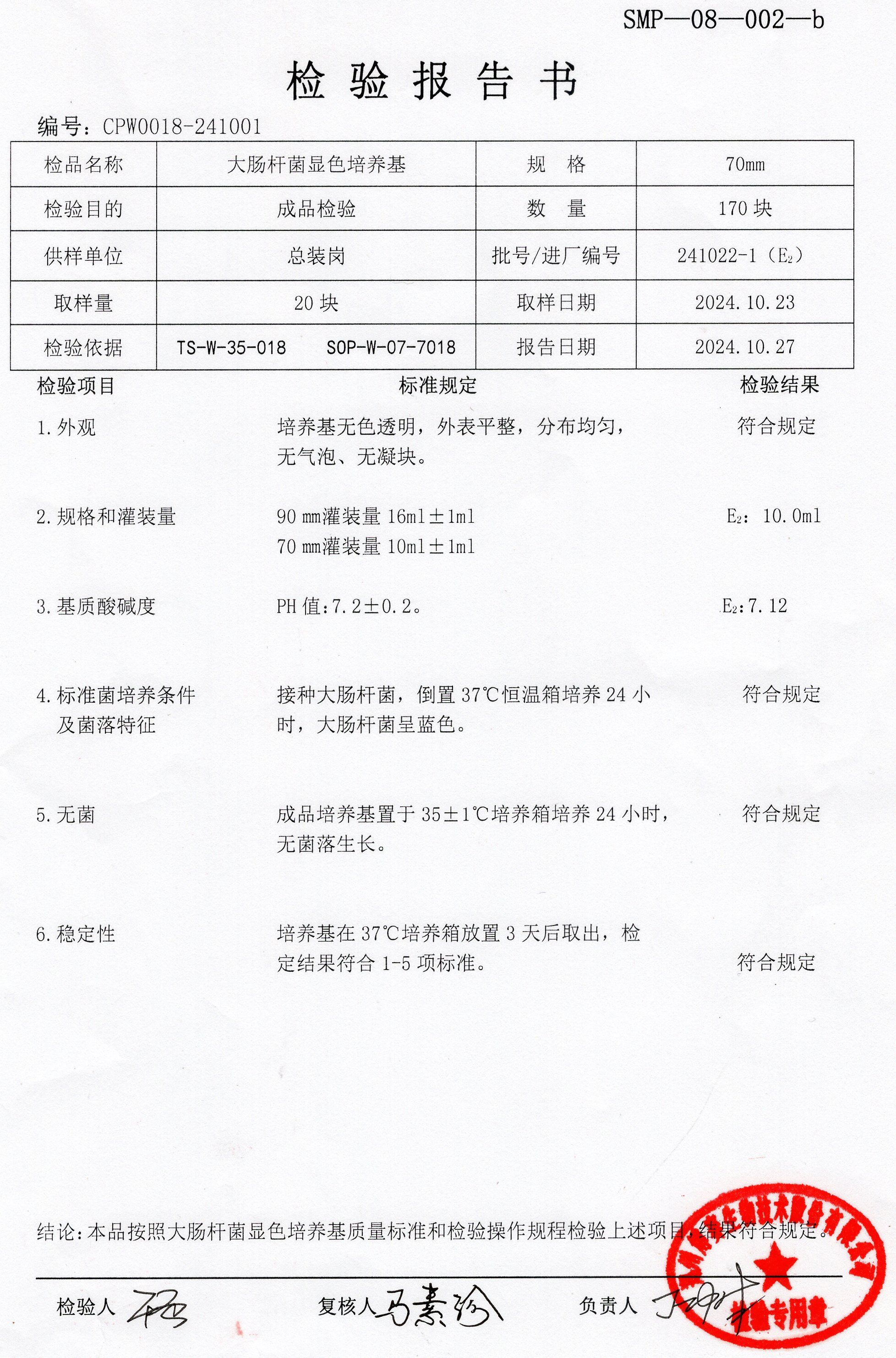 大肠杆菌鉴别培养基图片